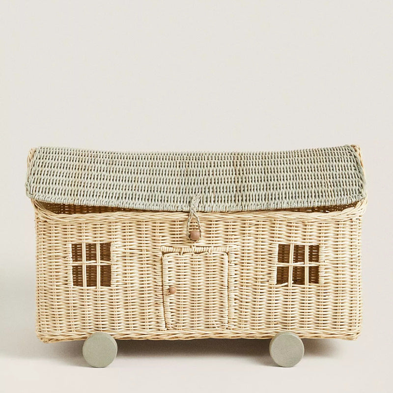Handcrafted Storage Basket in House Design | High & Bury
