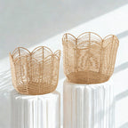 Handcrafted Storage Basket in Leaf Design | High & Bury