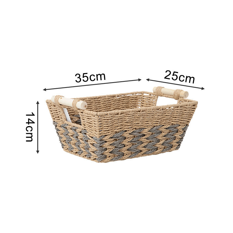 Handcrafted Storage Basket made of Braided Natural Material | High & Bury