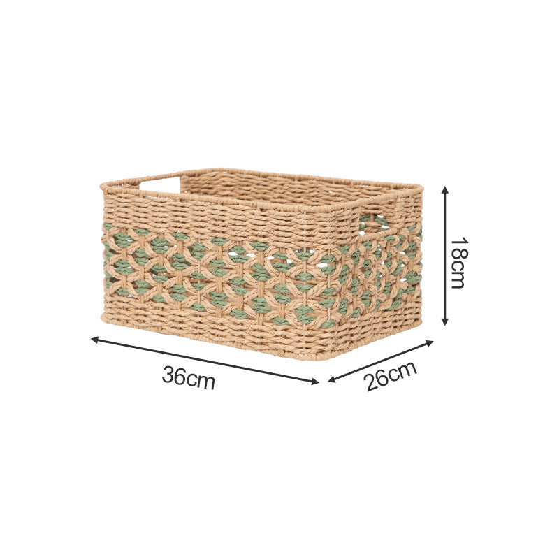 Handcrafted Storage Basket made of Braided Natural Material | High & Bury