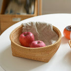 Handcrafted Storage Basket made of Natural Rattan | High & Bury