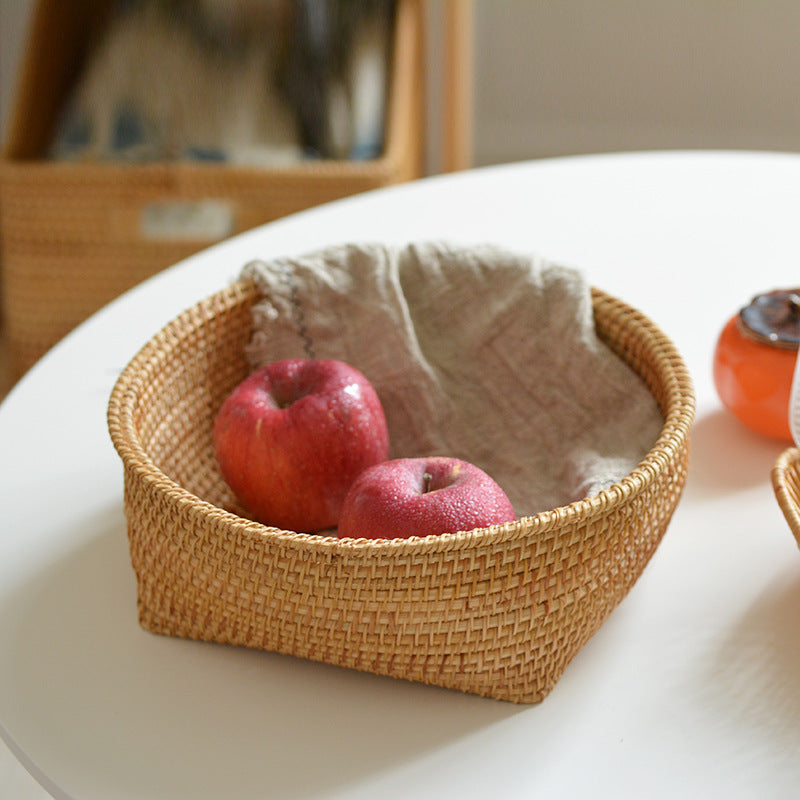 Handcrafted Storage Basket made of Natural Rattan | High & Bury