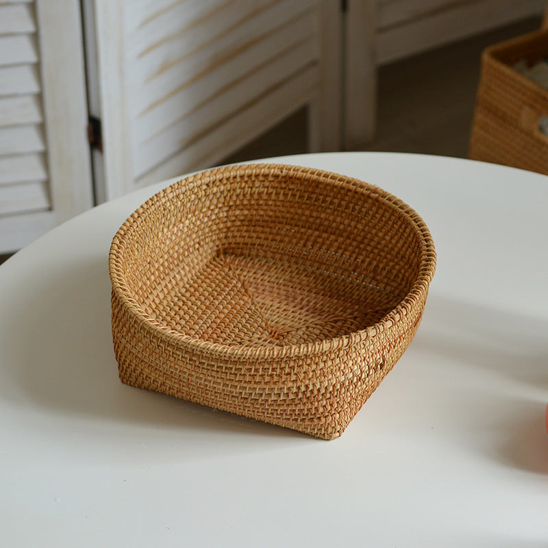Handcrafted Storage Basket made of Natural Rattan | High & Bury