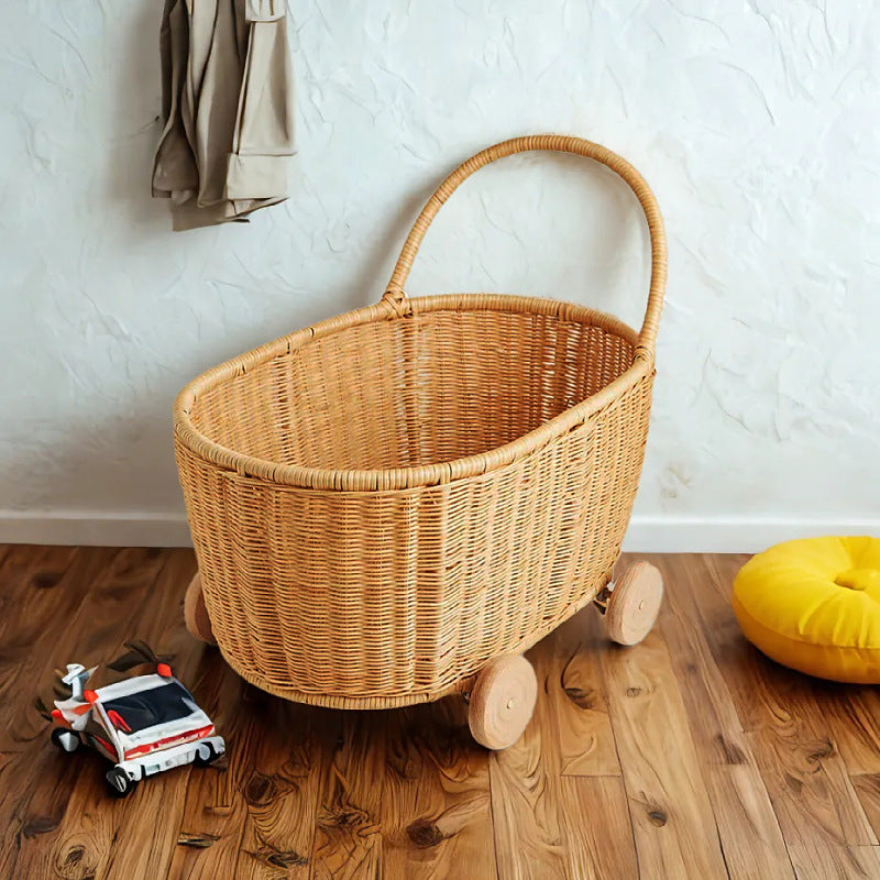 Handcrafted Storage Basket Soft Textile Handwoven | High & Bury