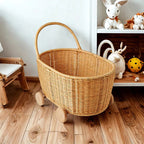 Handcrafted Storage Basket Soft Textile Handwoven | High & Bury