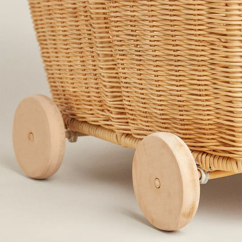 Handcrafted Storage Basket Soft Textile Handwoven | High & Bury