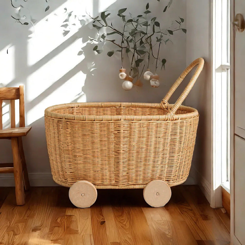 Handcrafted Storage Basket Soft Textile Handwoven | High & Bury