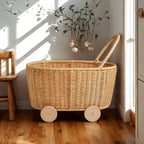 Handcrafted Storage Basket Soft Textile Handwoven | High & Bury