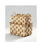 Handcrafted Storage Basket Two Small Large | High & Bury