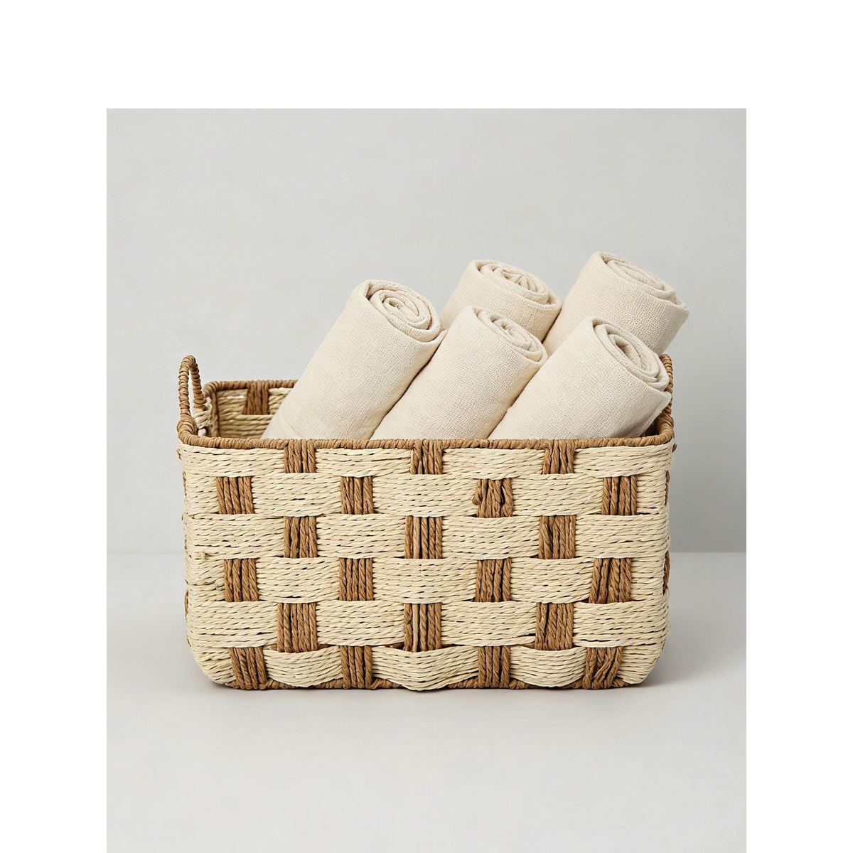 Handcrafted Storage Basket Two Small Large | High & Bury