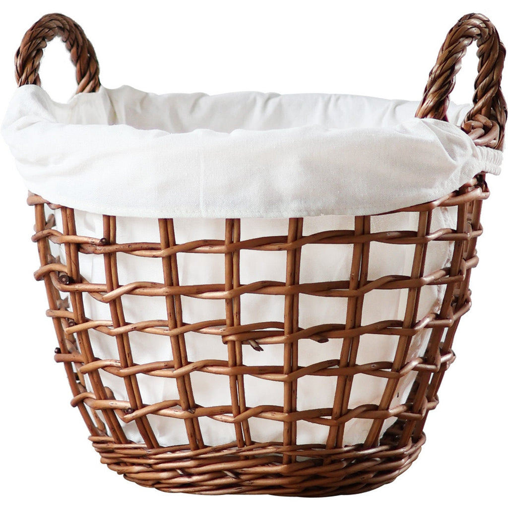 Handcrafted Storage Basket with Cotton Lining | High & Bury