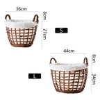 Handcrafted Storage Basket with Cotton Lining | High & Bury
