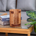 Handcrafted Storage Basket with Leather Handles | High & Bury