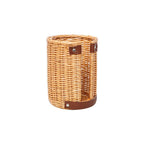 Handcrafted Storage Basket with Leather Handles | High & Bury