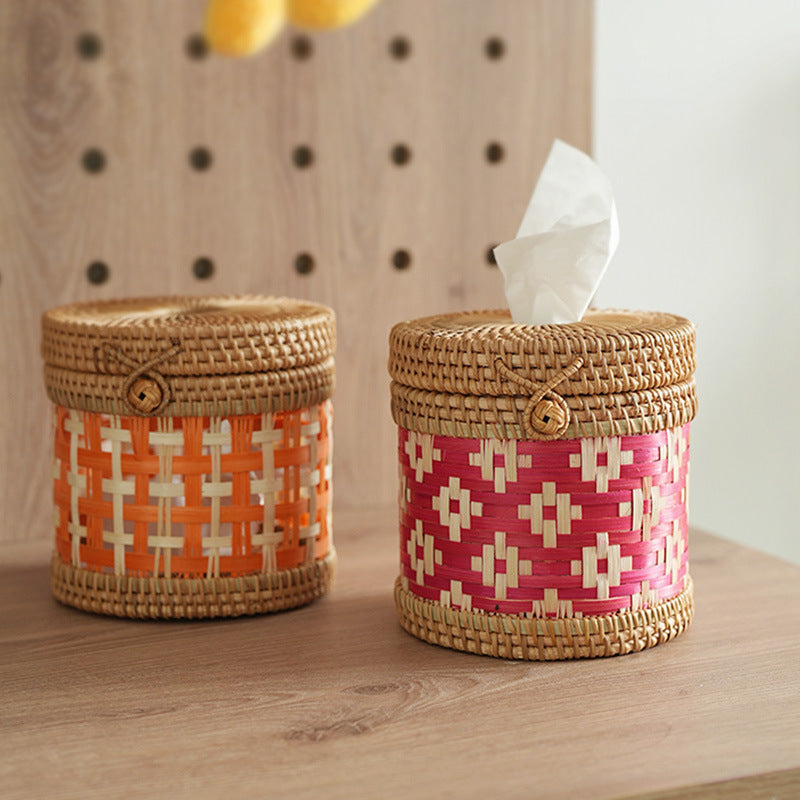 Handcrafted Storage Basket with Lid | High & Bury