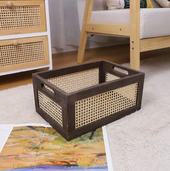 Handcrafted Storage Basket with Natural Weave for Home | High & Bury