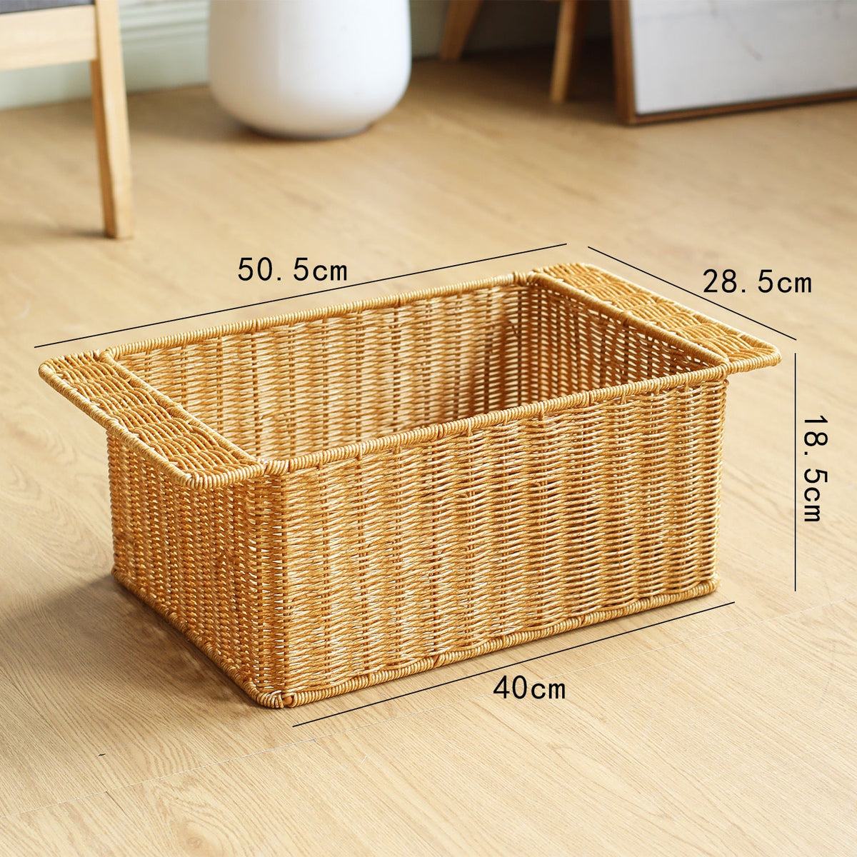 Handcrafted Storage Basket with Reinforced Edges | High & Bury