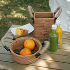 Handcrafted Storage Basket with Sturdy Handles | High & Bury