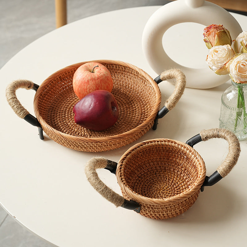 Handcrafted Storage Basket with Sturdy Handles | High & Bury