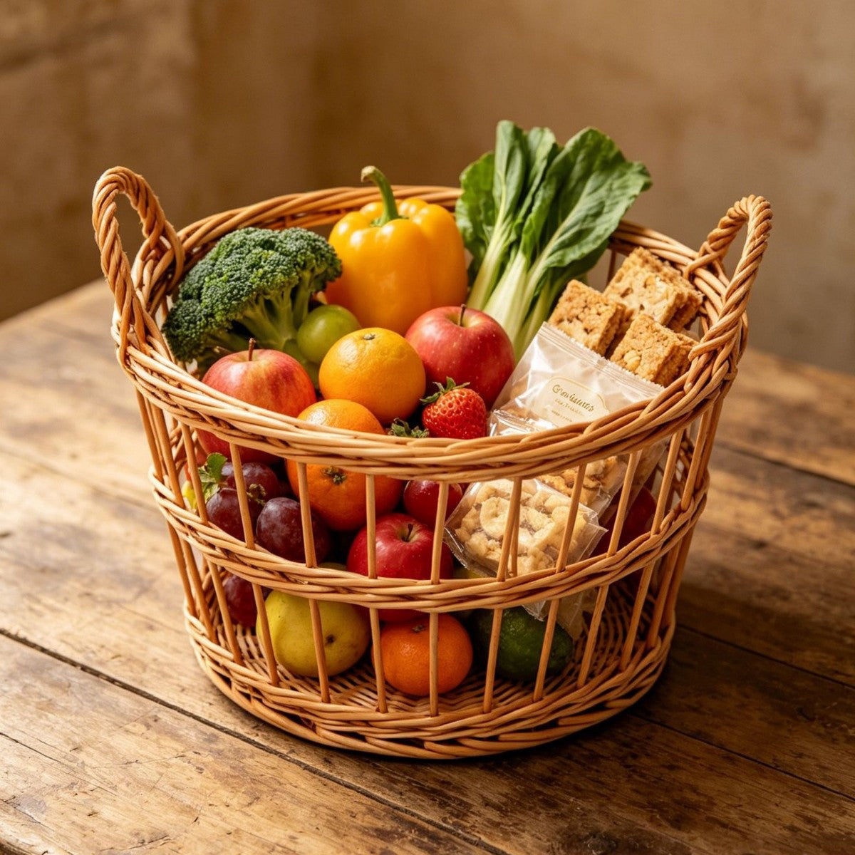 Handcrafted Storage Basket with Weaving | High & Bury