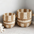Handcrafted Storage Bucket made of Pocket Fabric | High & Bury