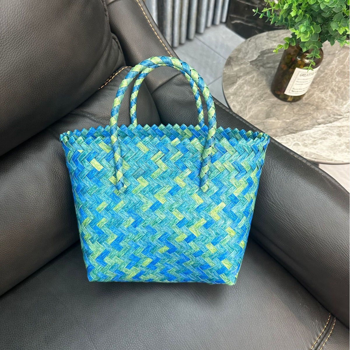 Handcrafted Straw Bag | High & Bury