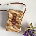 Handcrafted Tote Bag made of Braided Rattan | High & Bury