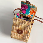 Handcrafted Tote Bag made of Braided Rattan | High & Bury