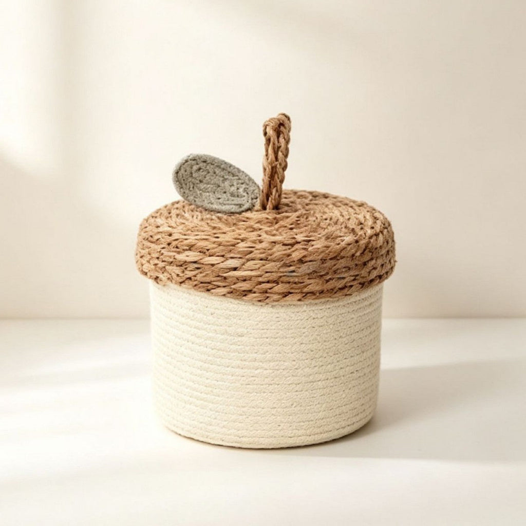 Handcrafted Vintage-Style Storage Basket | High & Bury