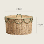 Handcrafted Vintage-Style Storage Basket | High & Bury