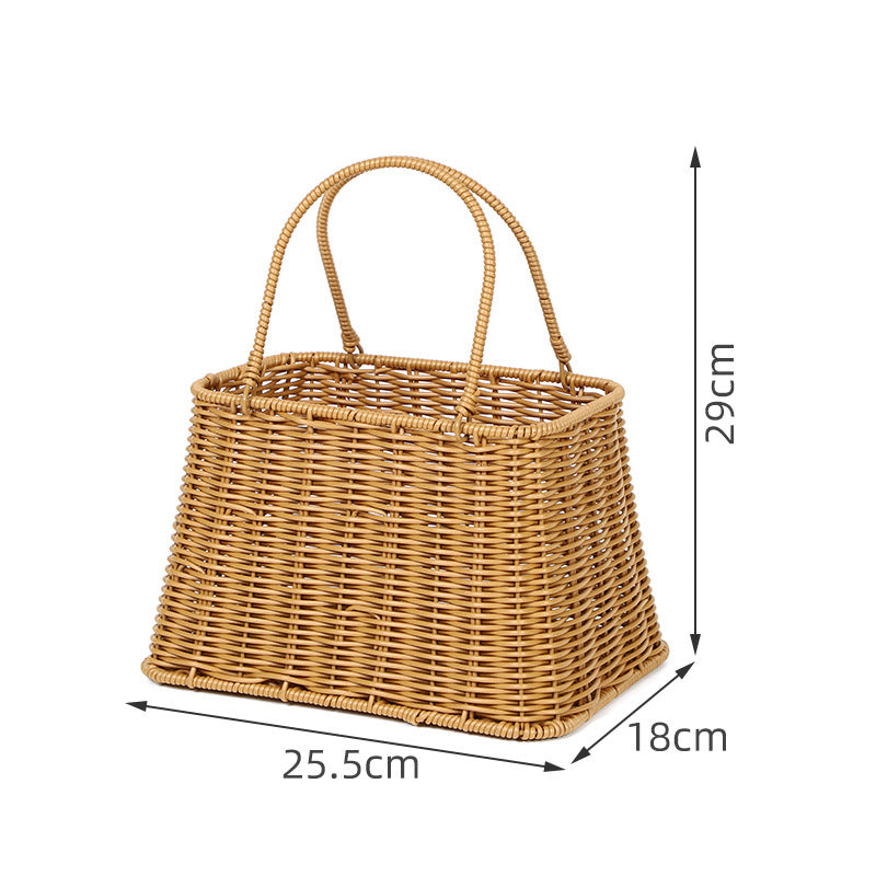 Handcrafted Wicker Storage Basket | High & Bury