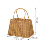 Handcrafted Wicker Storage Basket | High & Bury