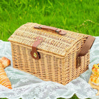 Handcrafted Wicker Storage Box | High & Bury