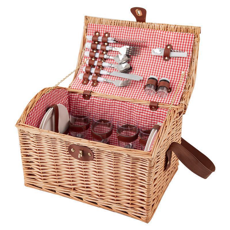 Handcrafted Wicker Storage Box | High & Bury