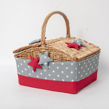 Handcrafted Wicker Storage Box | High & Bury