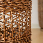 Handcrafted Willow Basket with Cotton Lining | High & Bury
