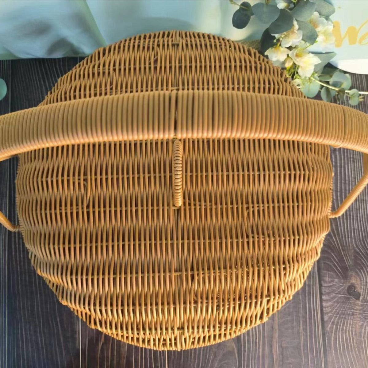 Handcrafted Woven Picnic Basket | High & Bury