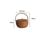 Handcrafted Woven Picnic Basket | High & Bury