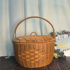 Handcrafted Woven Picnic Basket | High & Bury