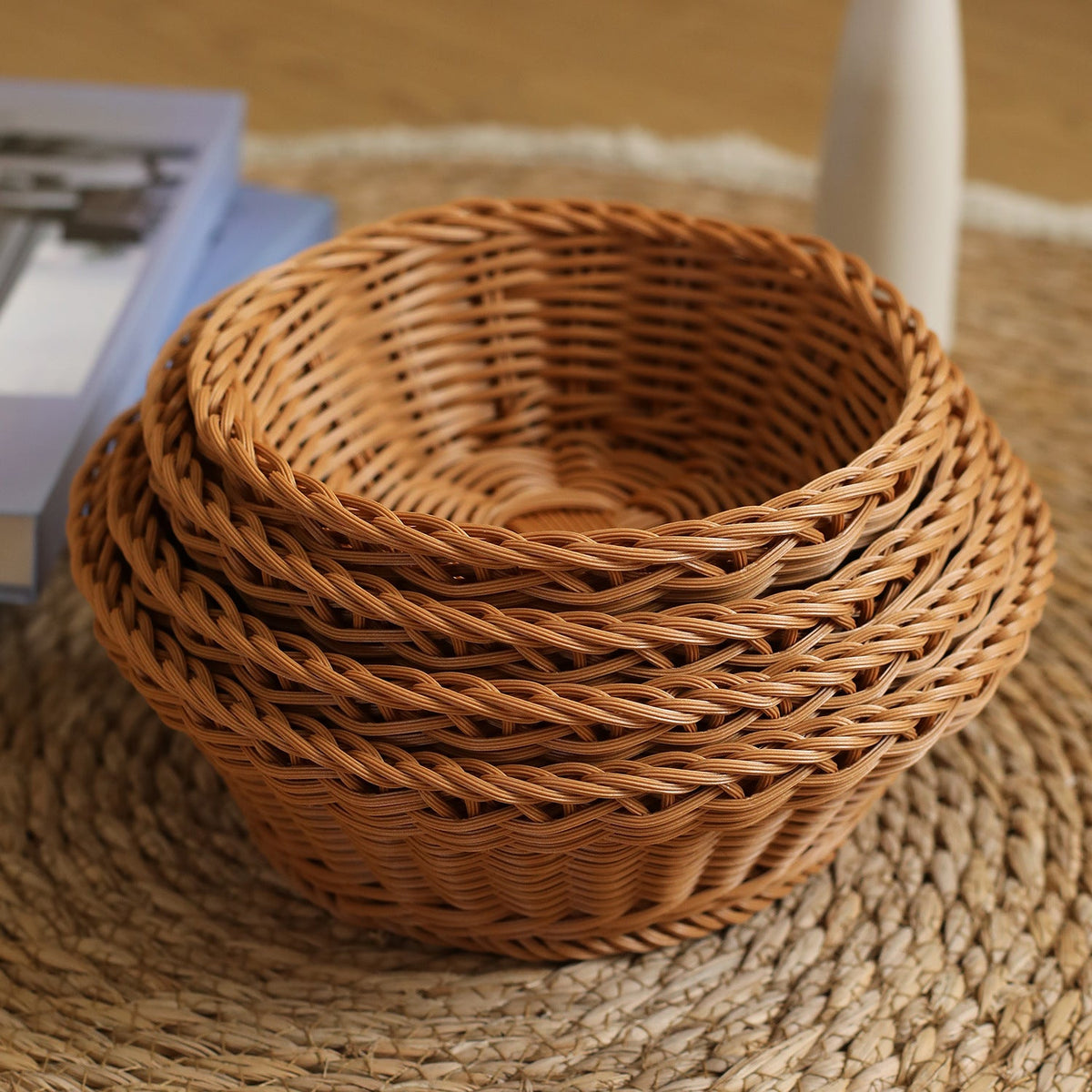 Handcrafted Woven Serving Bowl | High & Bury