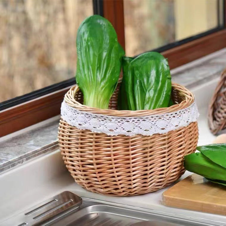 Handcrafted Woven Storage Basket Brown | High & Bury