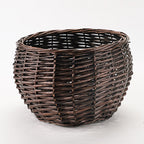 Handcrafted Woven Storage Basket Brown | High & Bury