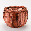 Handcrafted Woven Storage Basket Brown | High & Bury