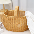 Handcrafted Woven Storage Basket Colorful | High & Bury