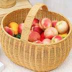 Handcrafted Woven Storage Basket Colorful | High & Bury