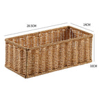 Handcrafted Woven Storage Basket Light Brown | High & Bury