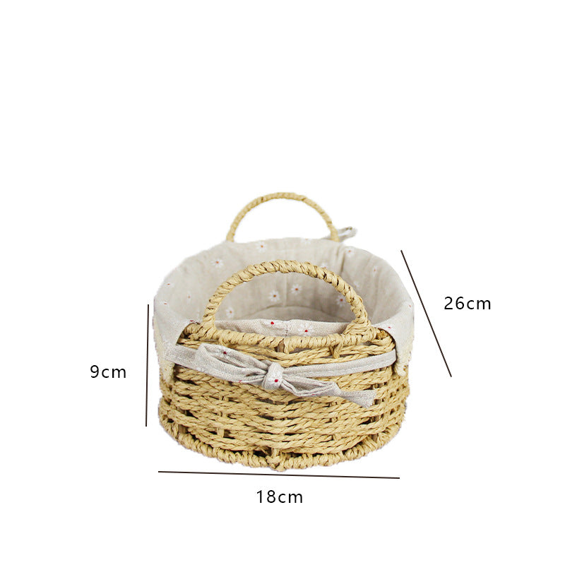 Handcrafted Woven Storage Basket Medium | High & Bury