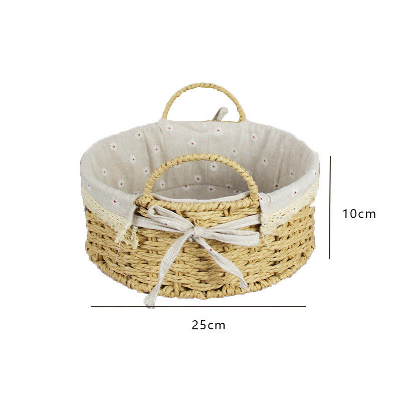 Handcrafted Woven Storage Basket Medium | High & Bury