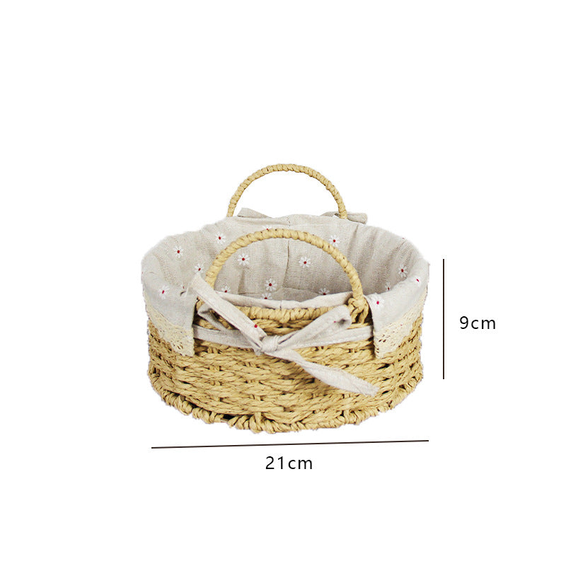 Handcrafted Woven Storage Basket Medium | High & Bury