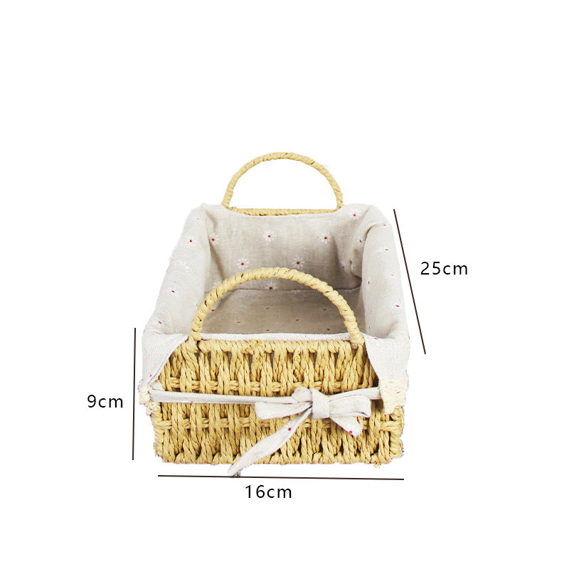 Handcrafted Woven Storage Basket Medium | High & Bury